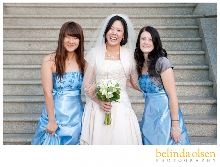 Bride & bridesmaids
