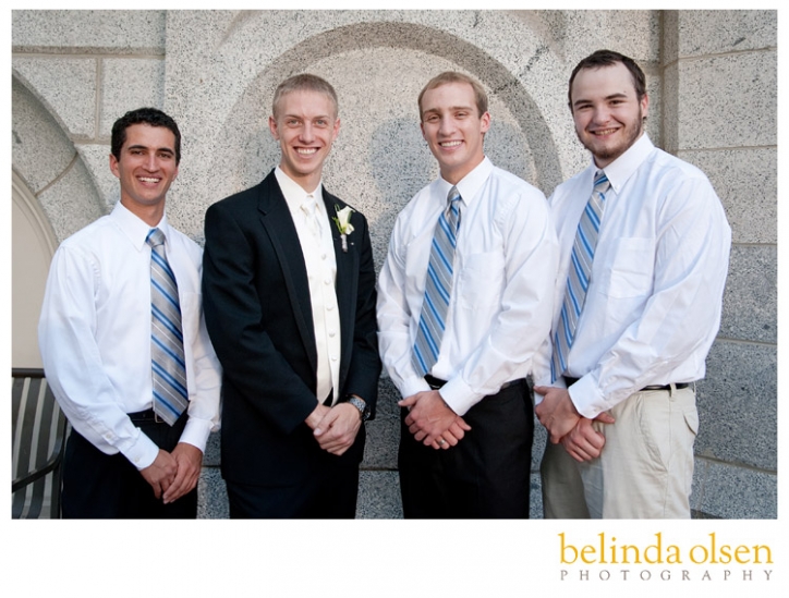 groom and groomsmen